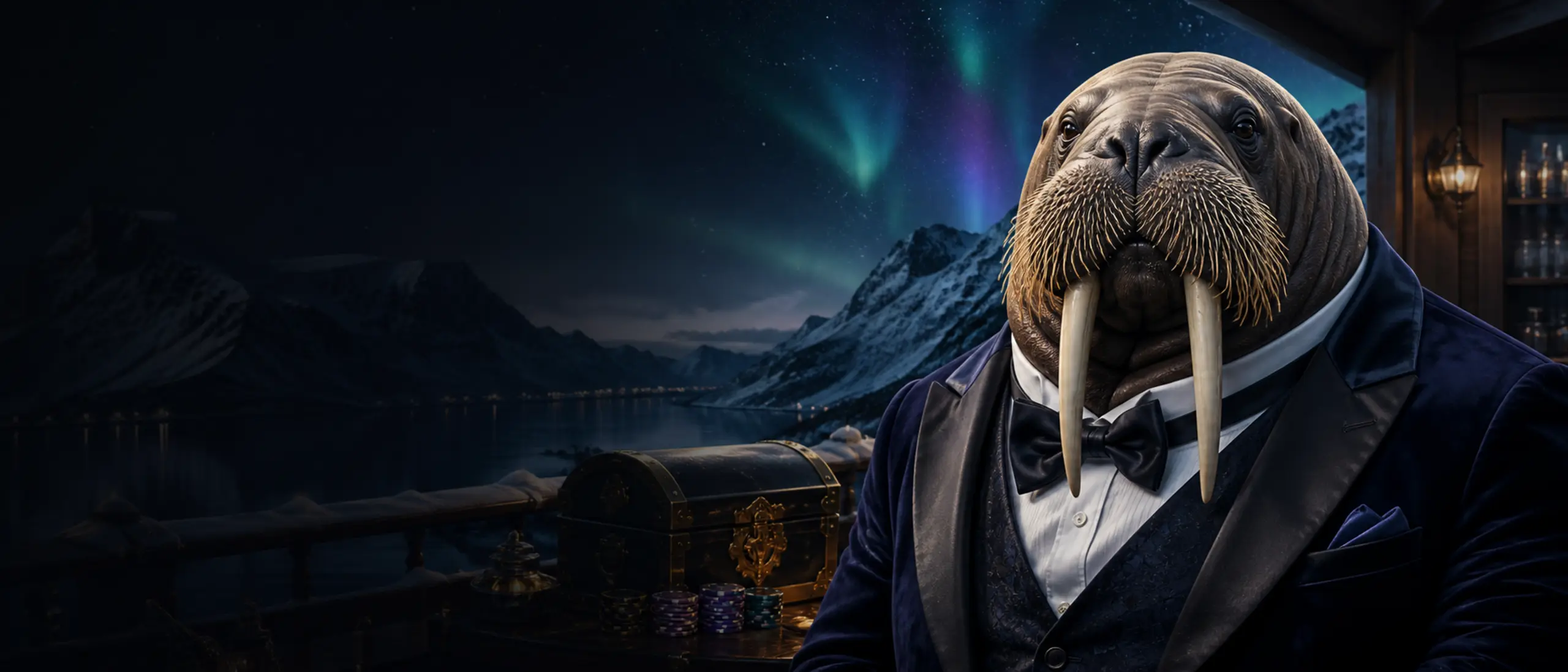 Hvalross presenterer bonustilbud hos Bizzo Casino Norge